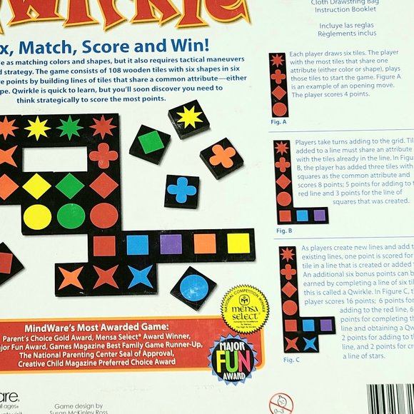 2010 Wooden Tiles Game - Qwirkle - Parents Choice Gold Award - Picture 5 of 10